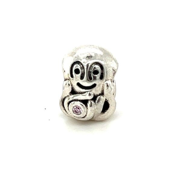 Pandora Pink Cz Octupos Charm - Picture 1 of 3